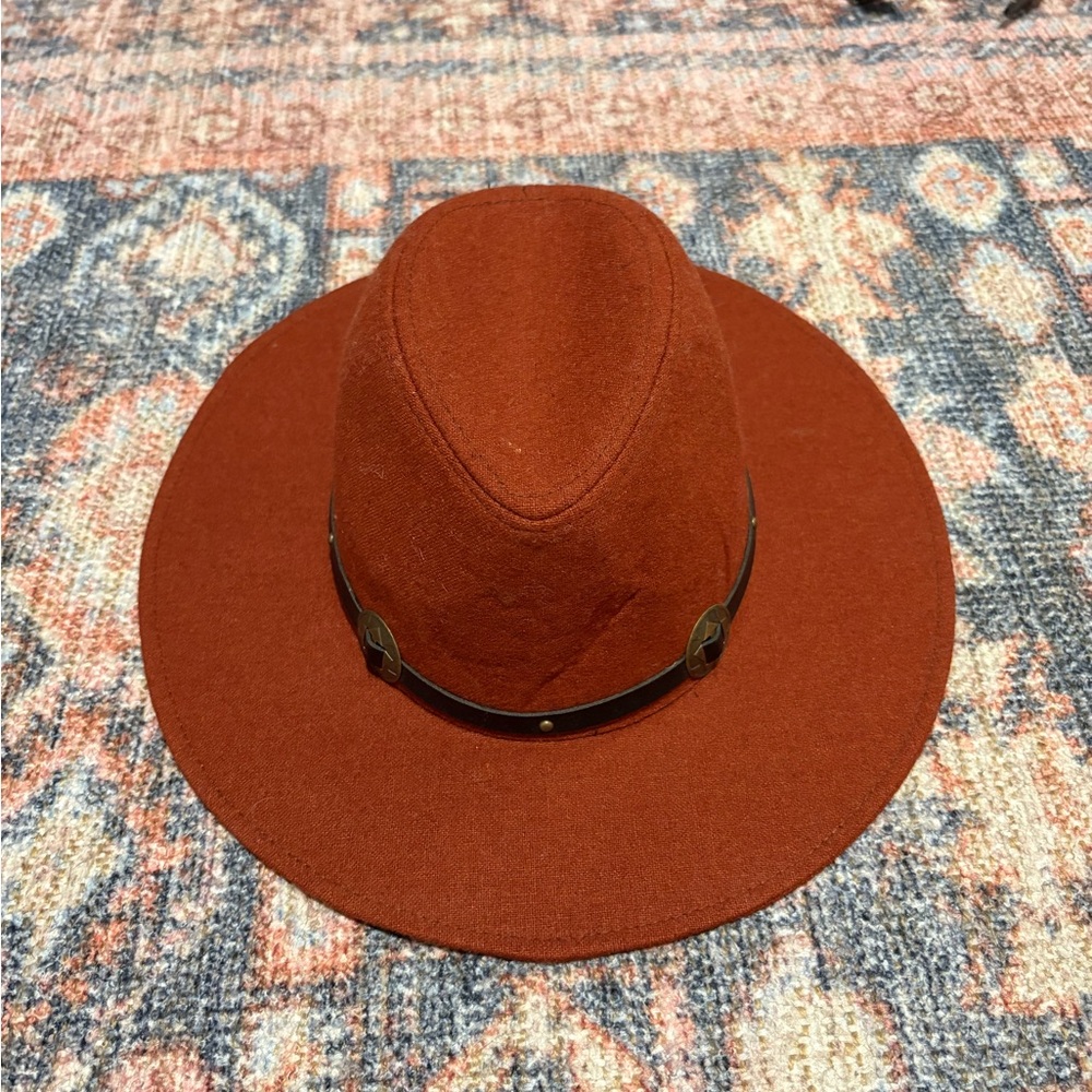 Rust Fedora Hat